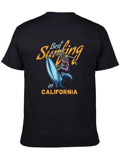 Best Surfing T-Shirt - Skeleton Surfer Tee