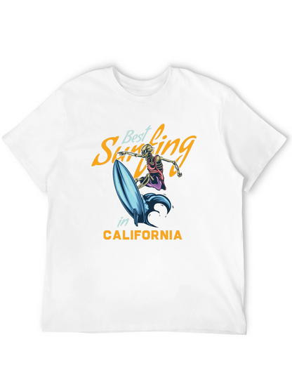 Best Surfing T-Shirt - Skeleton Surfer Tee
