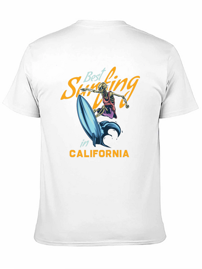 Best Surfing T-Shirt - Skeleton Surfer Tee