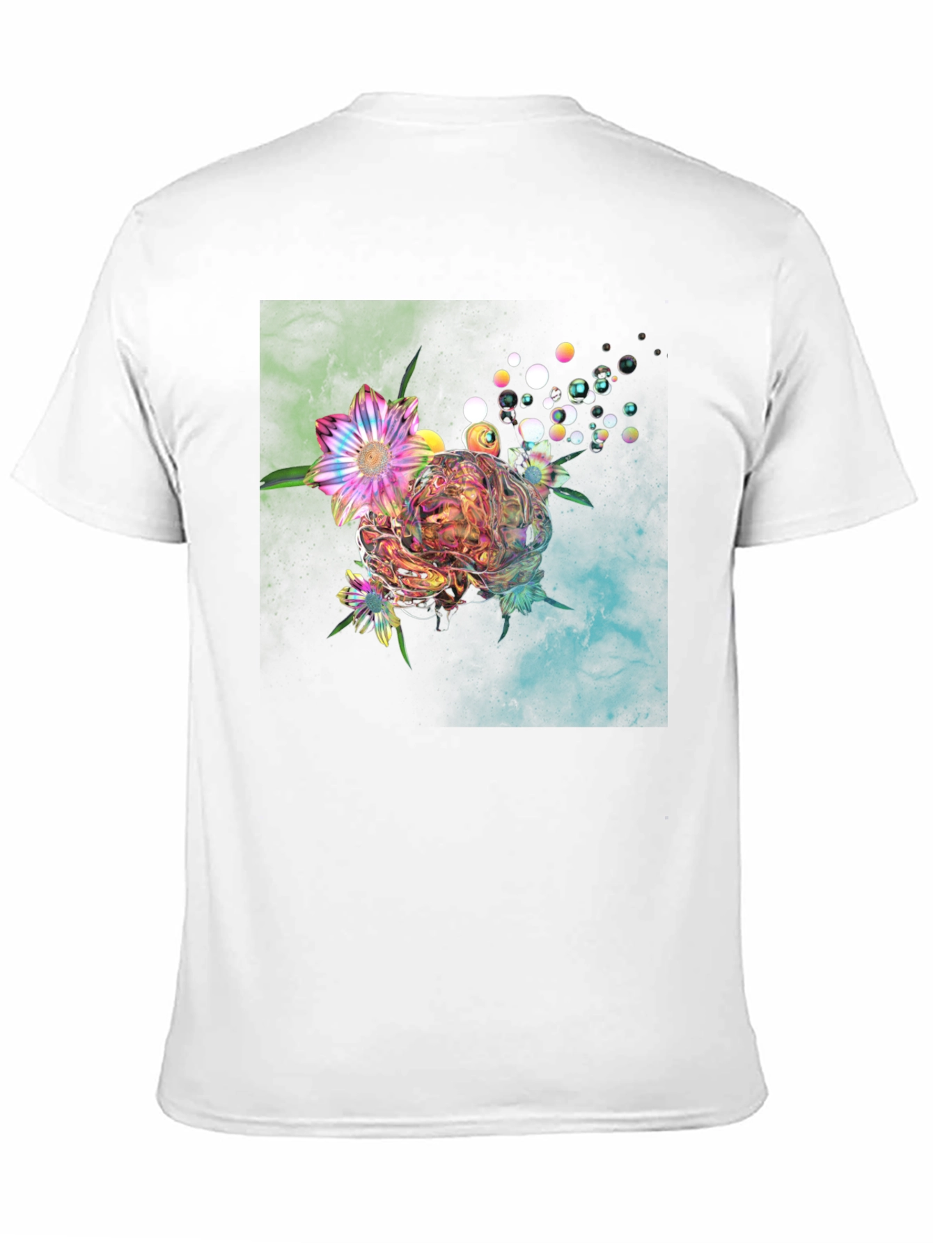 Floral Bubble Graphic T-Shirt