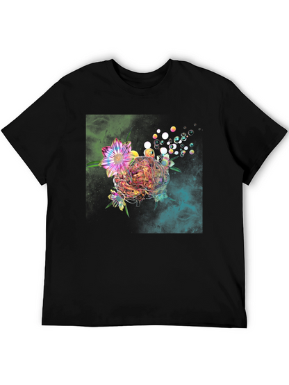Floral Bubble Graphic T-Shirt
