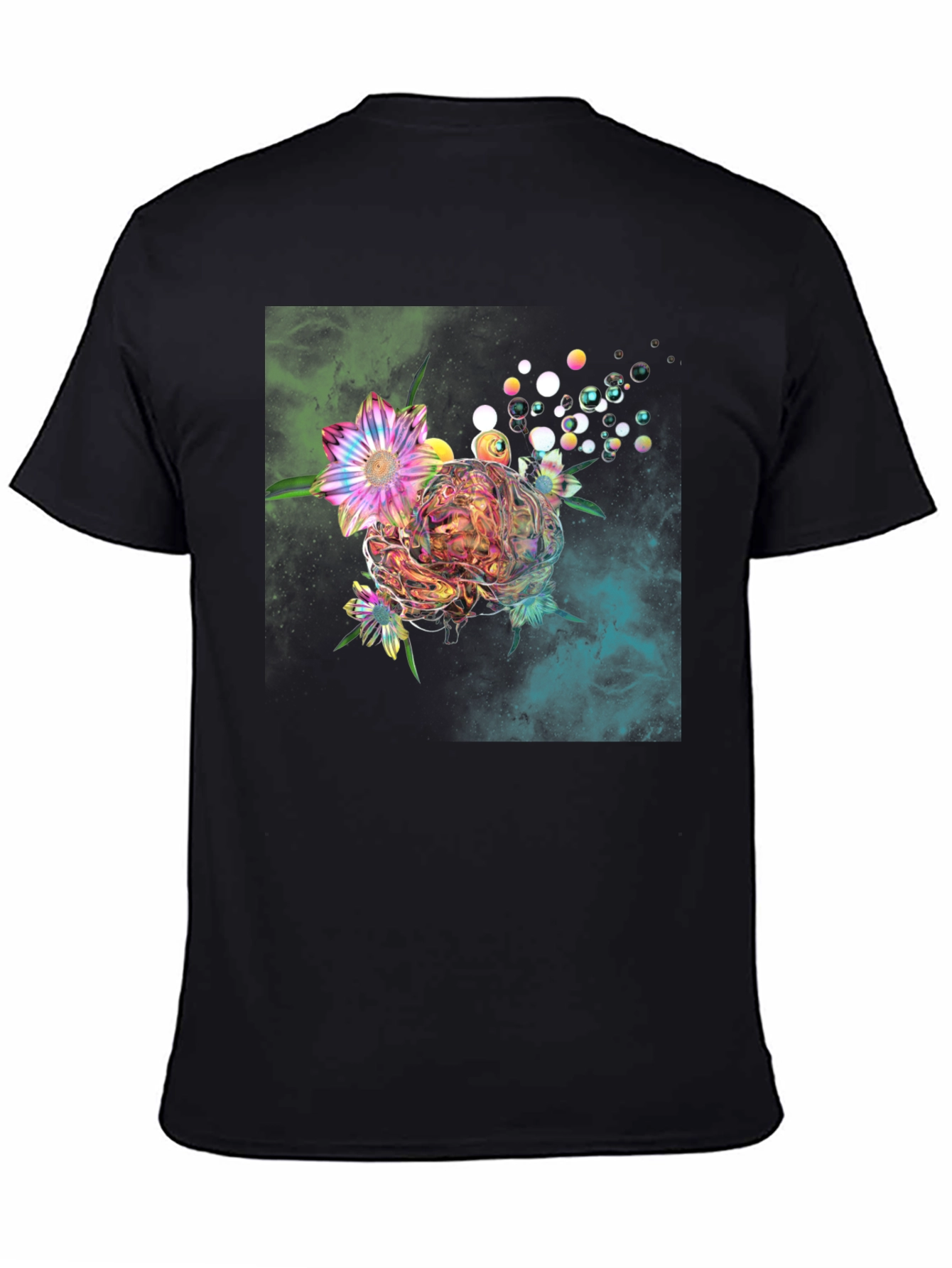 Floral Bubble Graphic T-Shirt