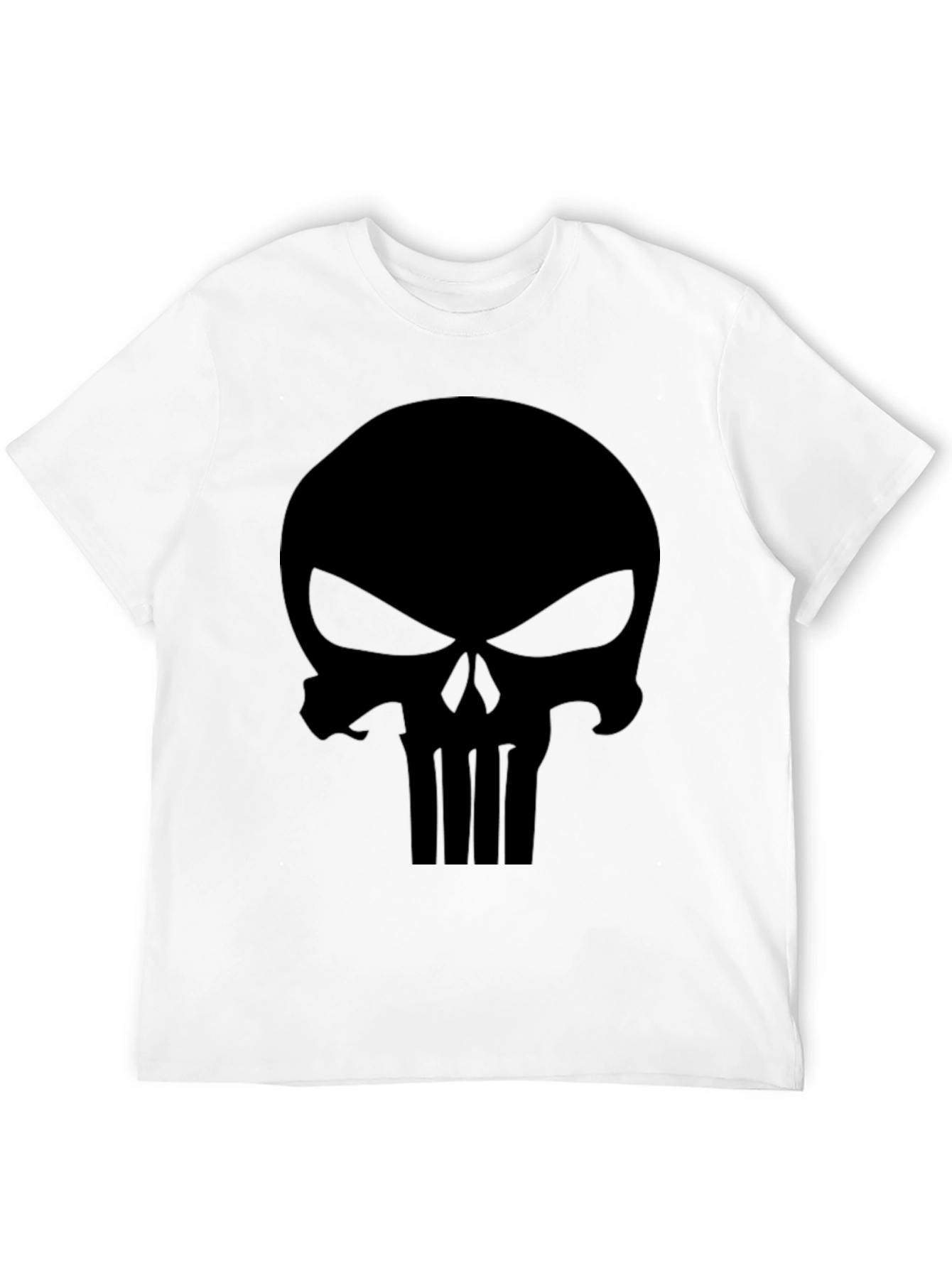 Punisher Skull Graphic T-Shirt - Mens Black Tee
