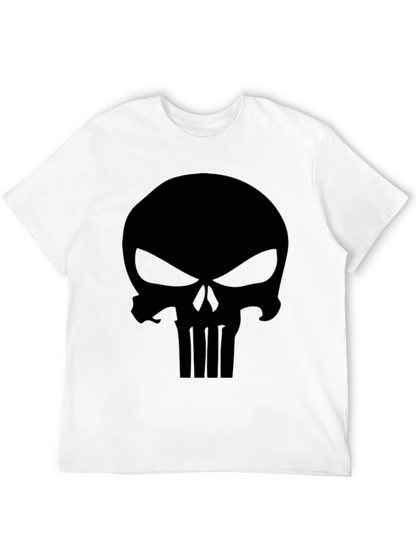 Punisher Skull Graphic T-Shirt - Mens Black Tee