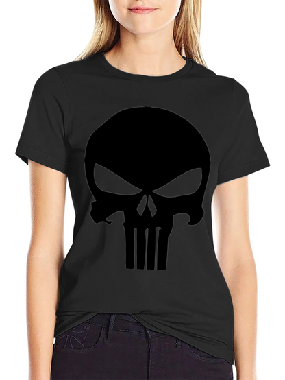 Punisher Skull Graphic T-Shirt - Mens Black Tee
