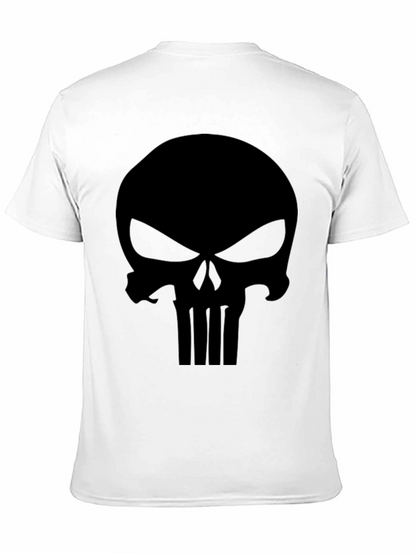Punisher Skull Graphic T-Shirt - Mens Black Tee