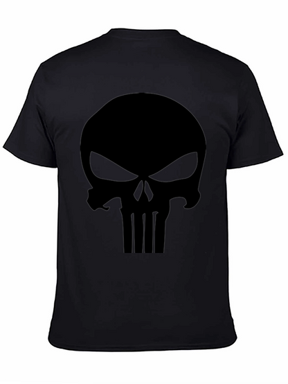 Punisher Skull Graphic T-Shirt - Mens Black Tee