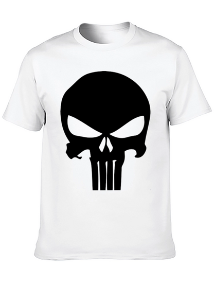 Punisher Skull Graphic T-Shirt - Mens Black Tee