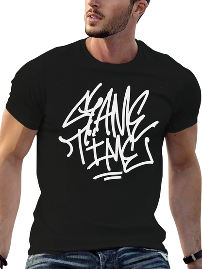 Gang Time Graphic Print Black T-Shirt
