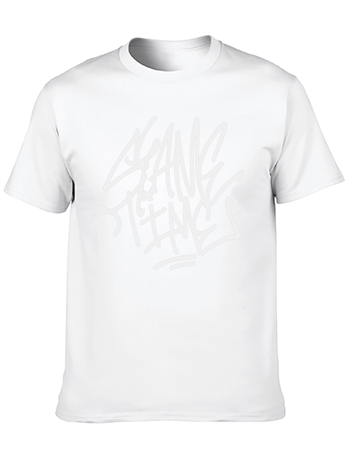 Gang Time Graphic Print Black T-Shirt