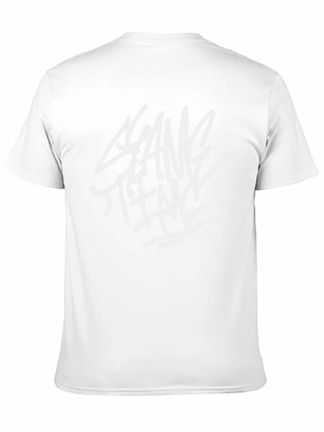Gang Time Graphic Print Black T-Shirt