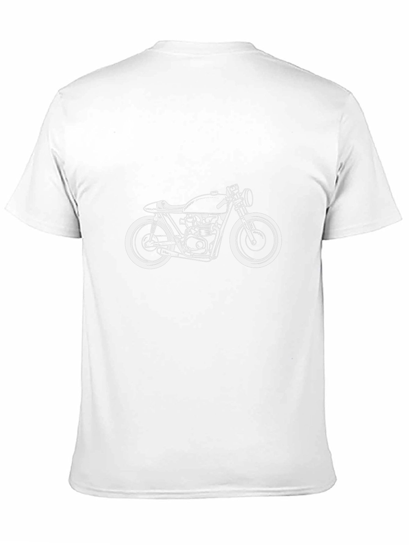 Cool Motorcycle Graphic Tee - Black