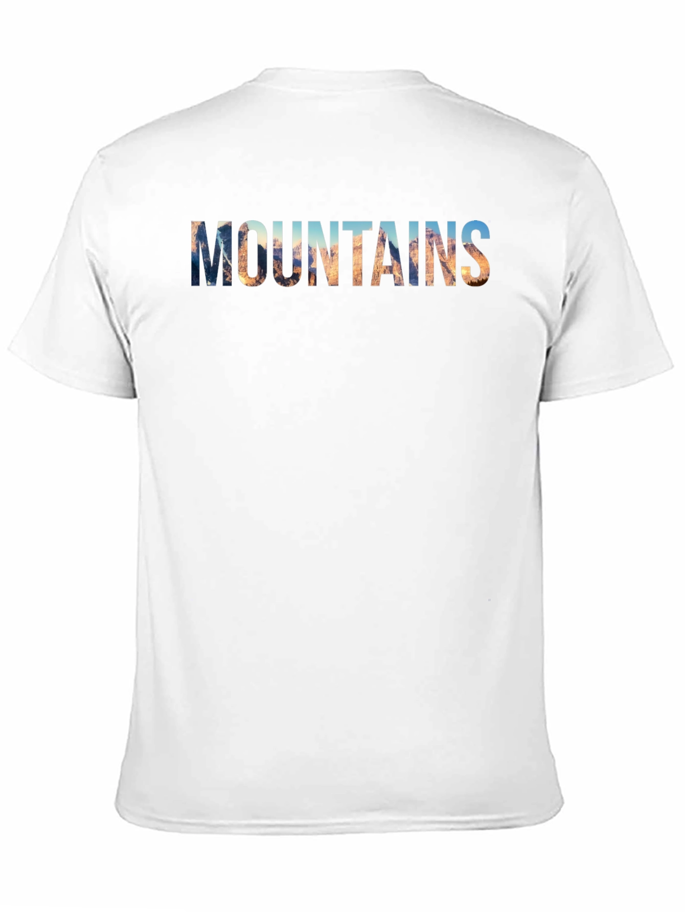 Mountains Graphic Print Mens T-Shirt