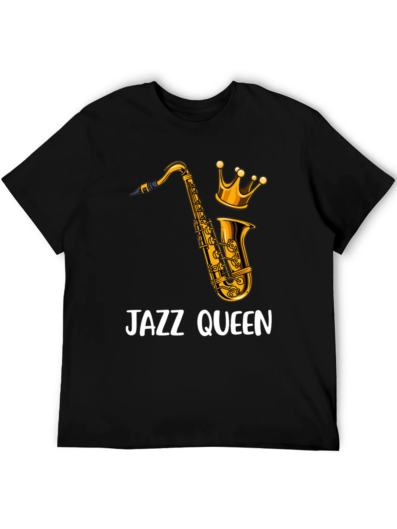 Jazz Queen Graphic T-Shirt - Black