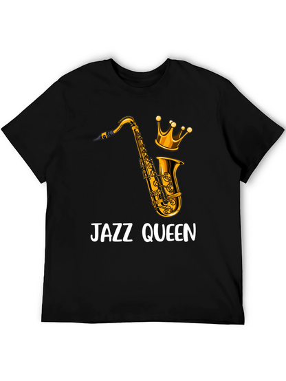 Jazz Queen Graphic T-Shirt - Black
