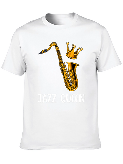 Jazz Queen Graphic T-Shirt - Black