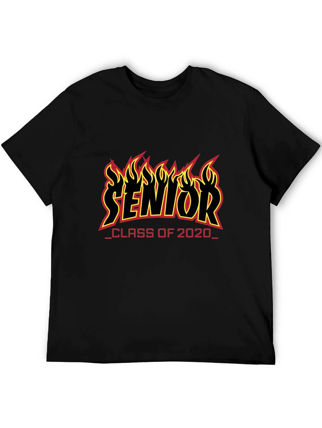 Senior Class of 2020 Flame Graphic T-Shirt