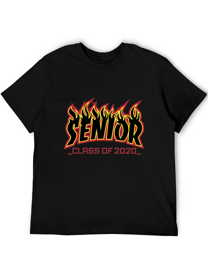 Senior Class of 2020 Flame Graphic T-Shirt