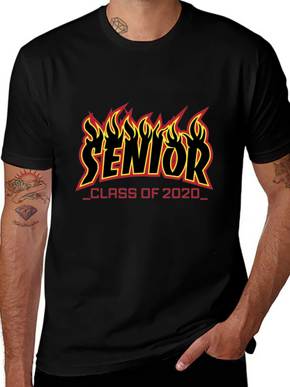 Senior Class of 2020 Flame Graphic T-Shirt