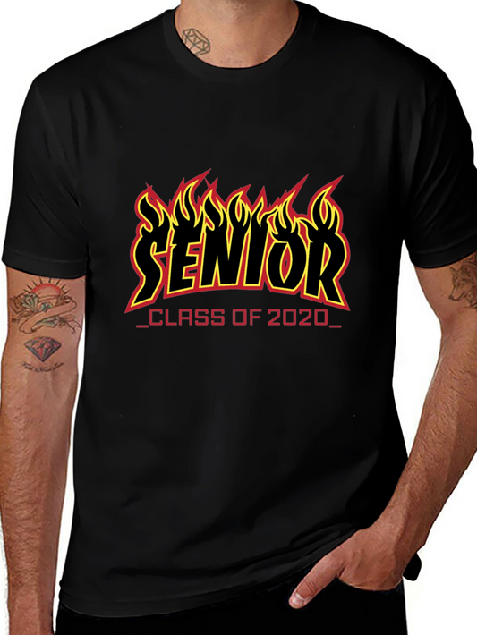 Senior Class of 2020 Flame Graphic T-Shirt