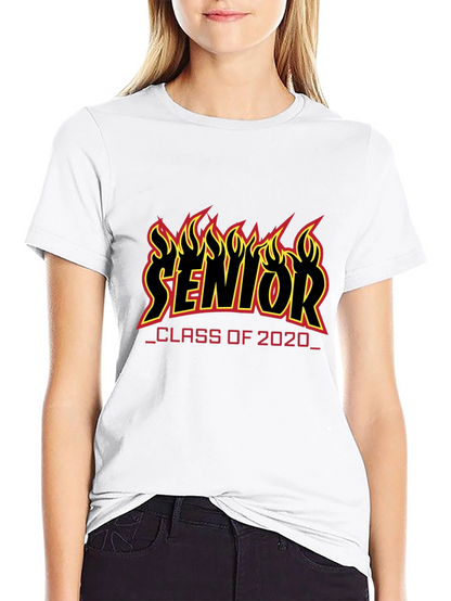 Senior Class of 2020 Flame Graphic T-Shirt