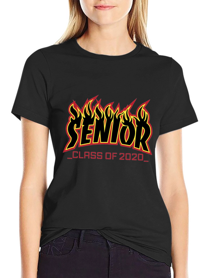 Senior Class of 2020 Flame Graphic T-Shirt