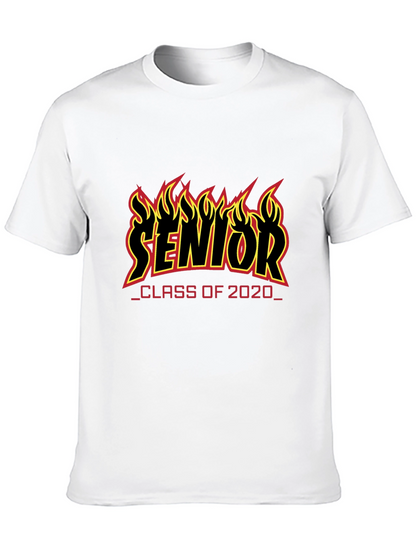Senior Class of 2020 Flame Graphic T-Shirt