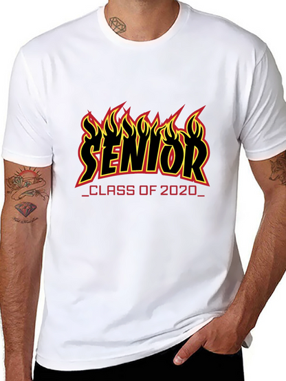 Senior Class of 2020 Flame Graphic T-Shirt