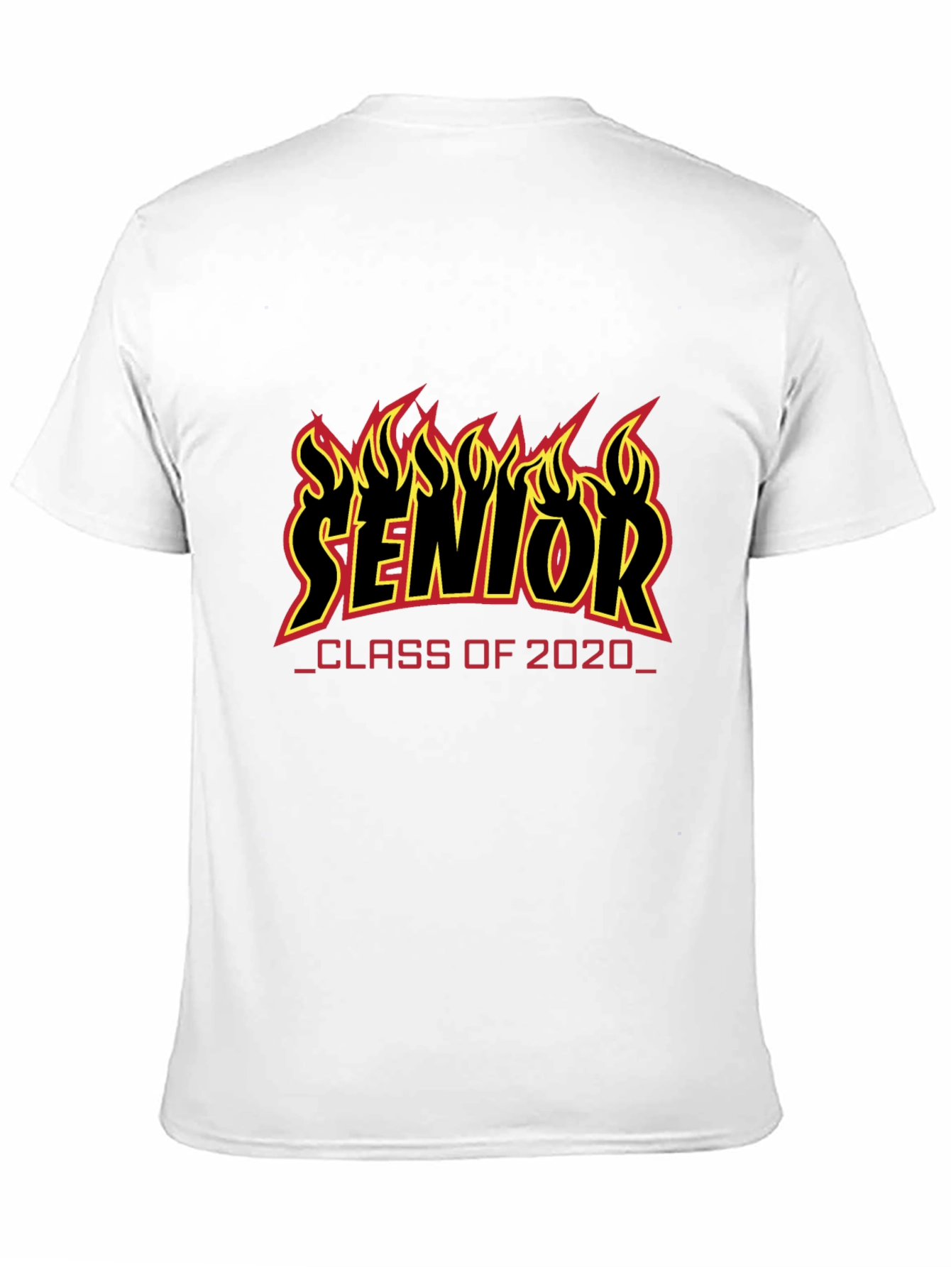 Senior Class of 2020 Flame Graphic T-Shirt