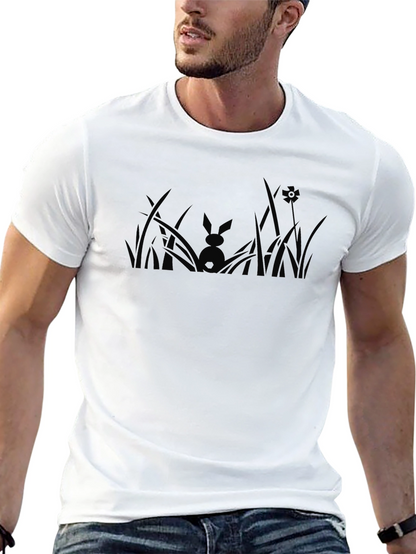 Black Rabbit Silhouette T-Shirt