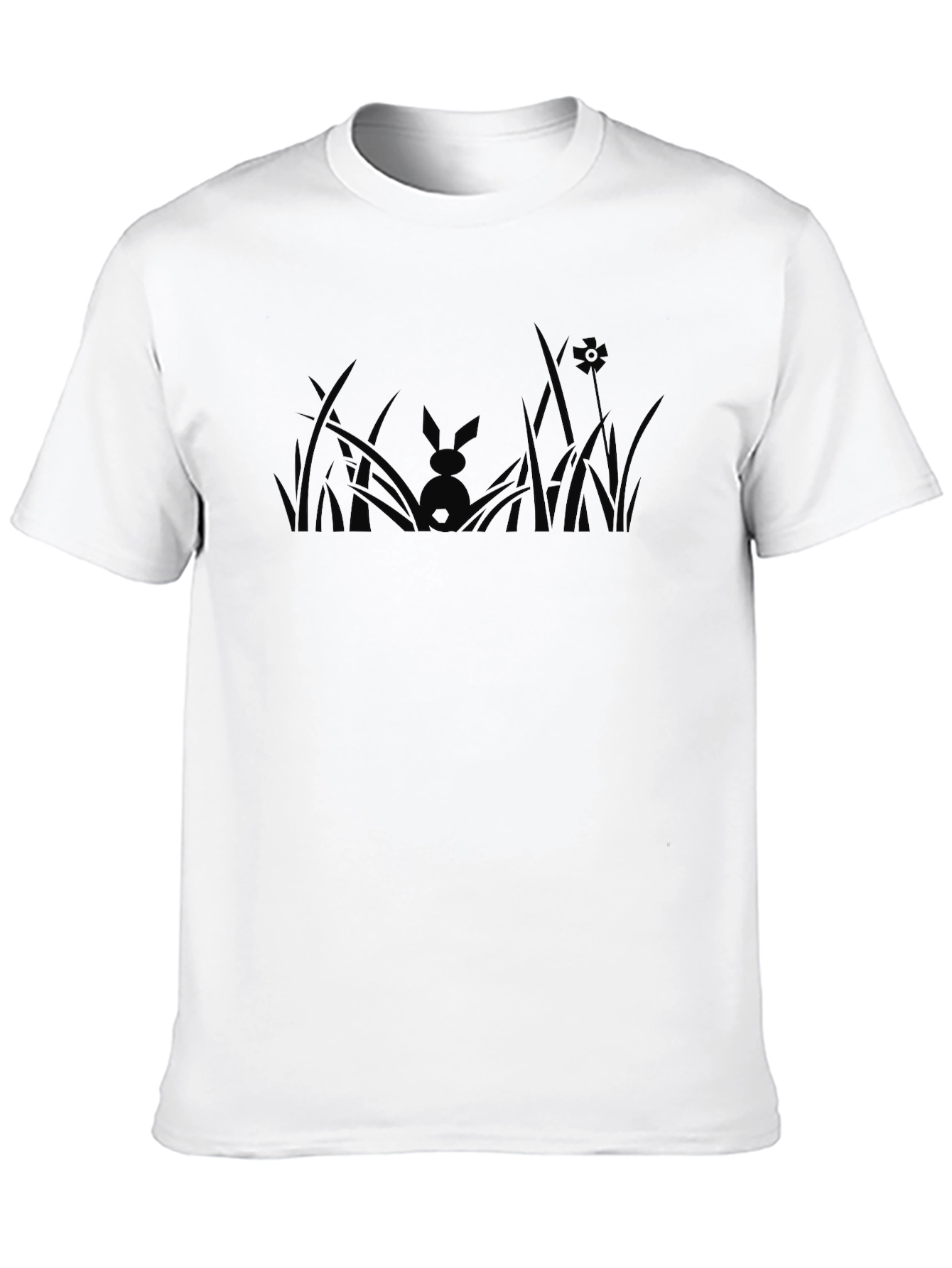 Black Rabbit Silhouette T-Shirt