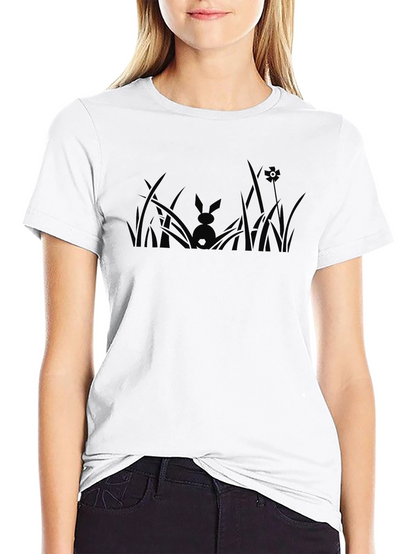 Black Rabbit Silhouette T-Shirt