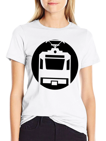 Black Train Graphic Tee