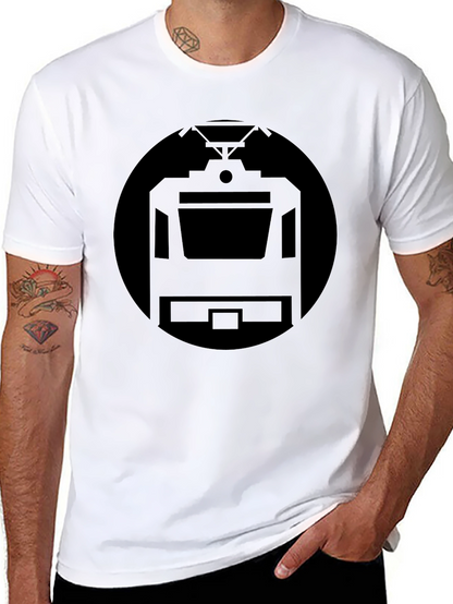 Black Train Graphic Tee