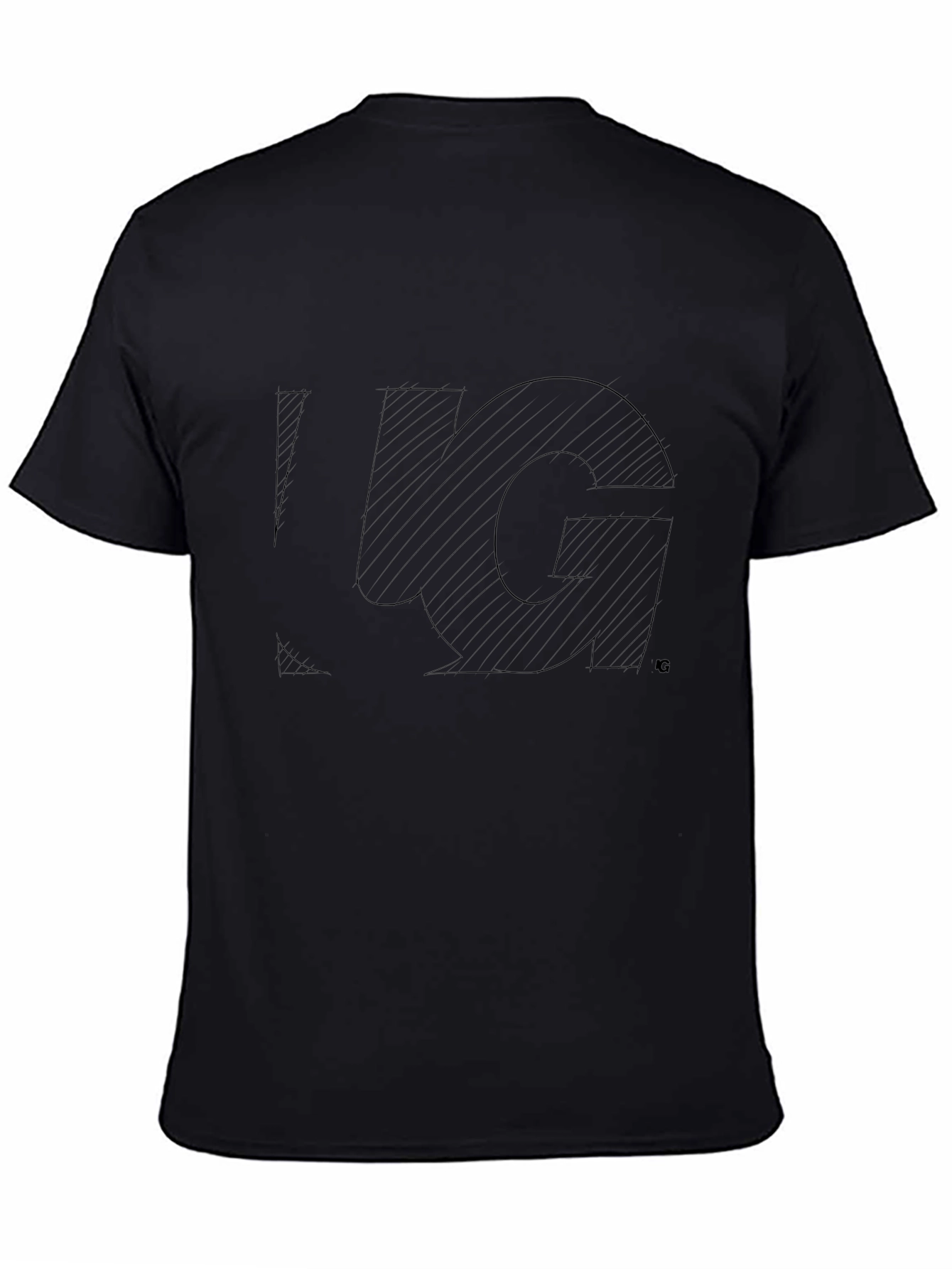 Black Graphic Tee - Understated Style
