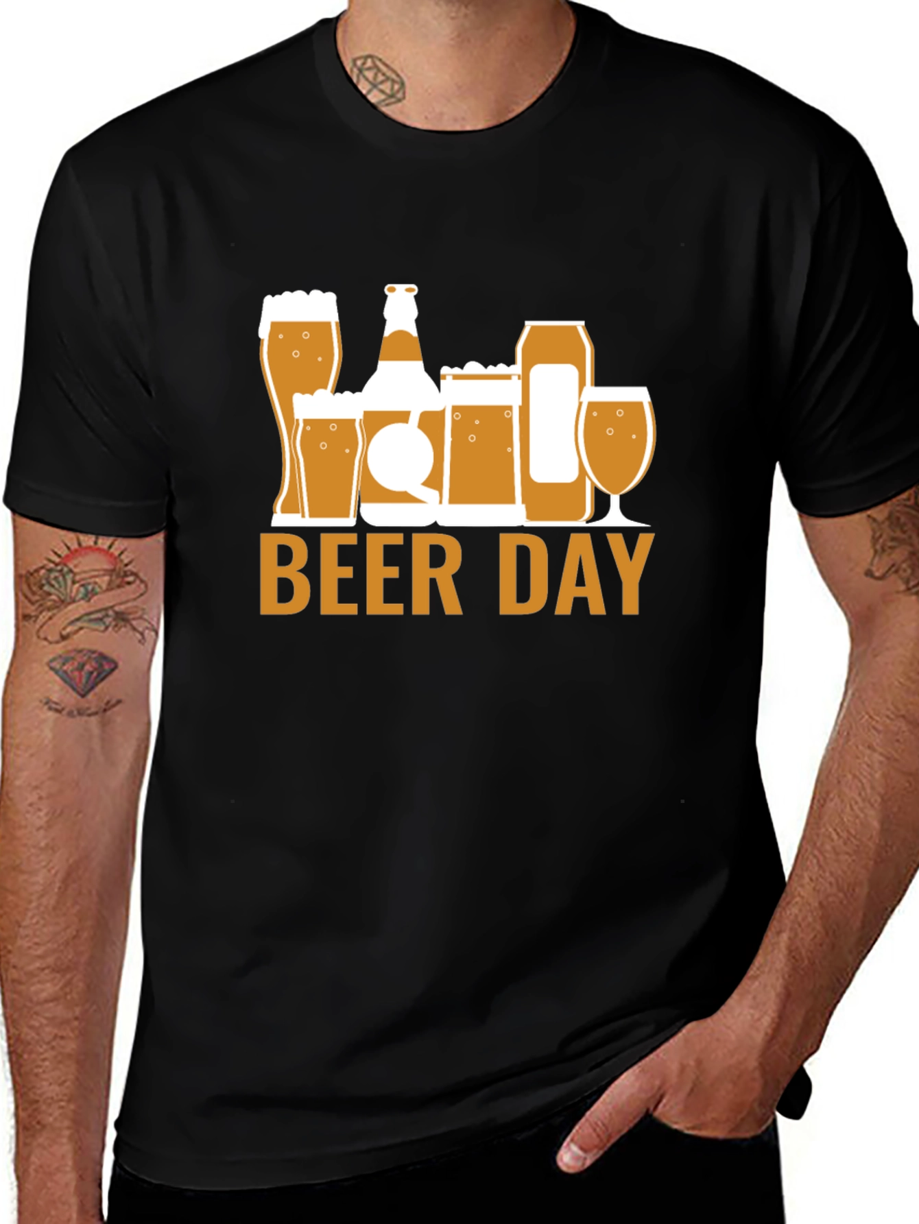 Beer Day Graphic Tee - Party Shirt