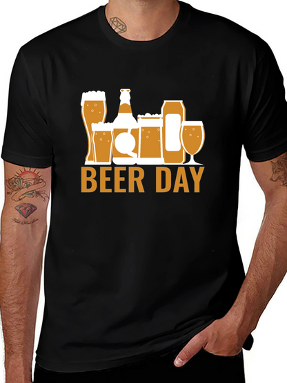 Beer Day Graphic Tee - Party Shirt