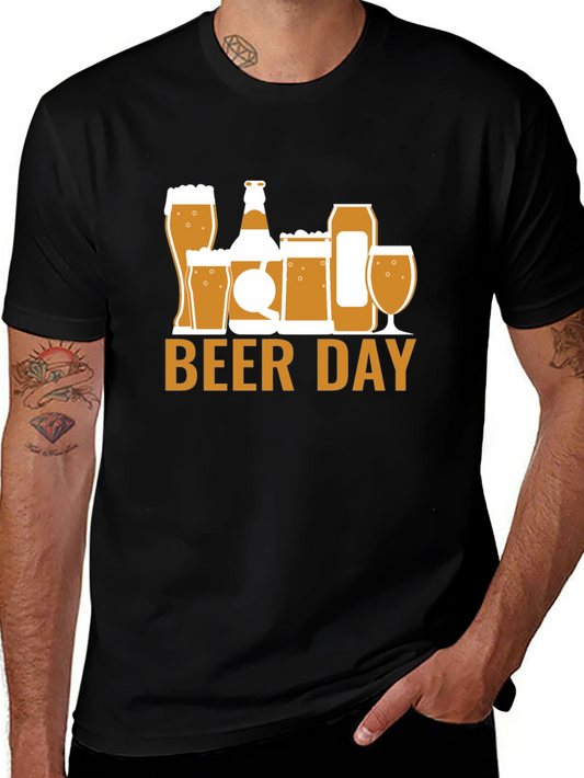 Beer Day Graphic Tee - Party Shirt