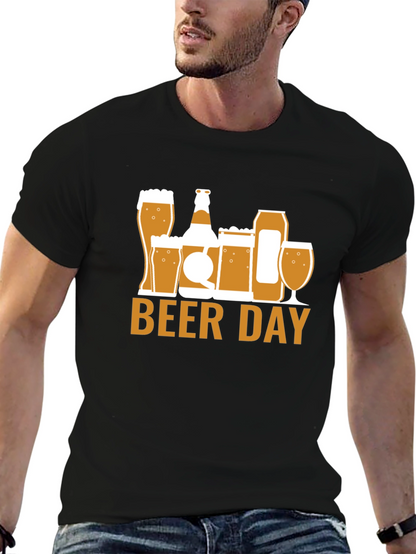 Beer Day Graphic Tee - Party Shirt