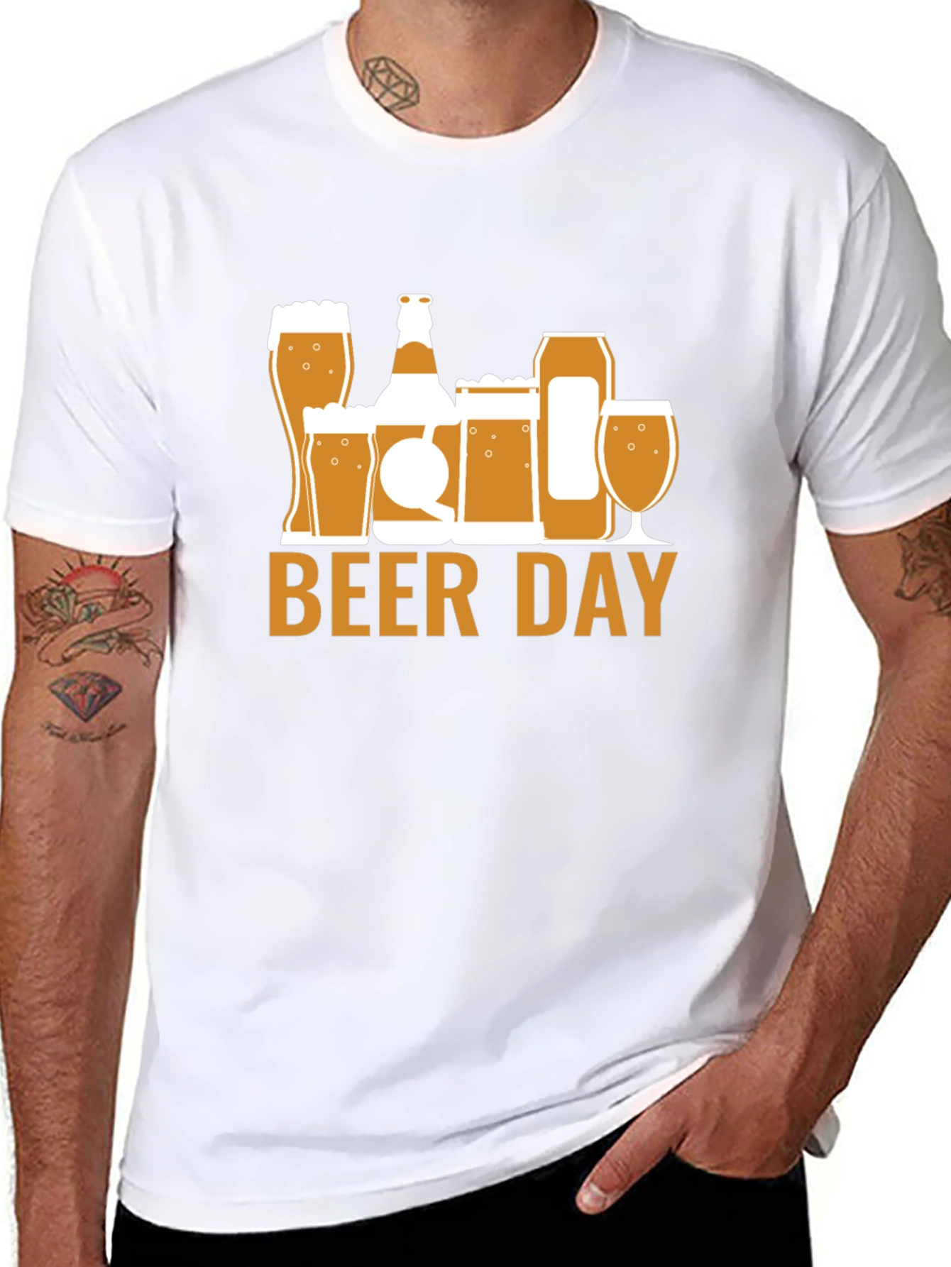 Beer Day Graphic Tee - Party Shirt