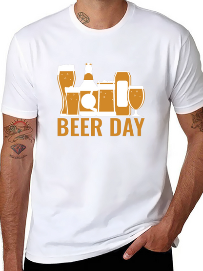 Beer Day Graphic Tee - Party Shirt