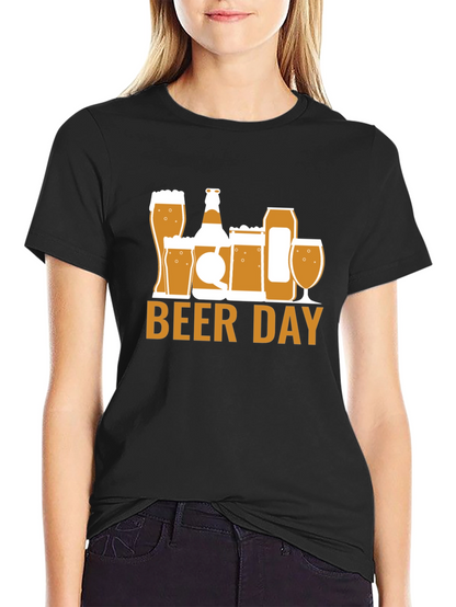 Beer Day Graphic Tee - Party Shirt