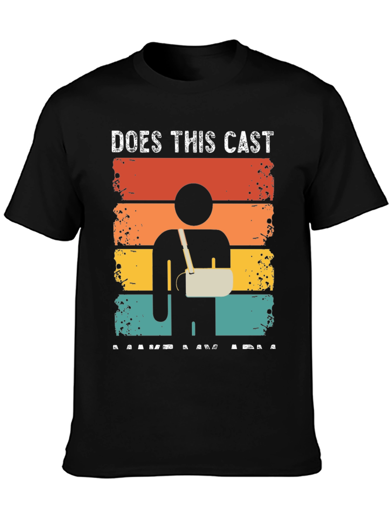 Funny Broken Arm Cast T-Shirt