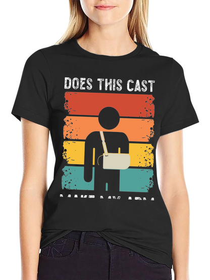 Funny Broken Arm Cast T-Shirt