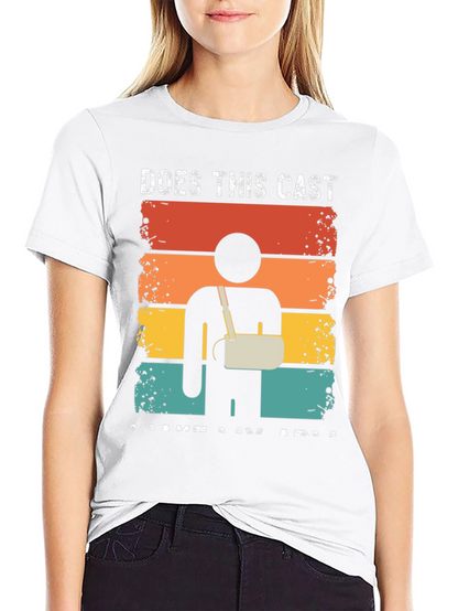 Funny Broken Arm Cast T-Shirt