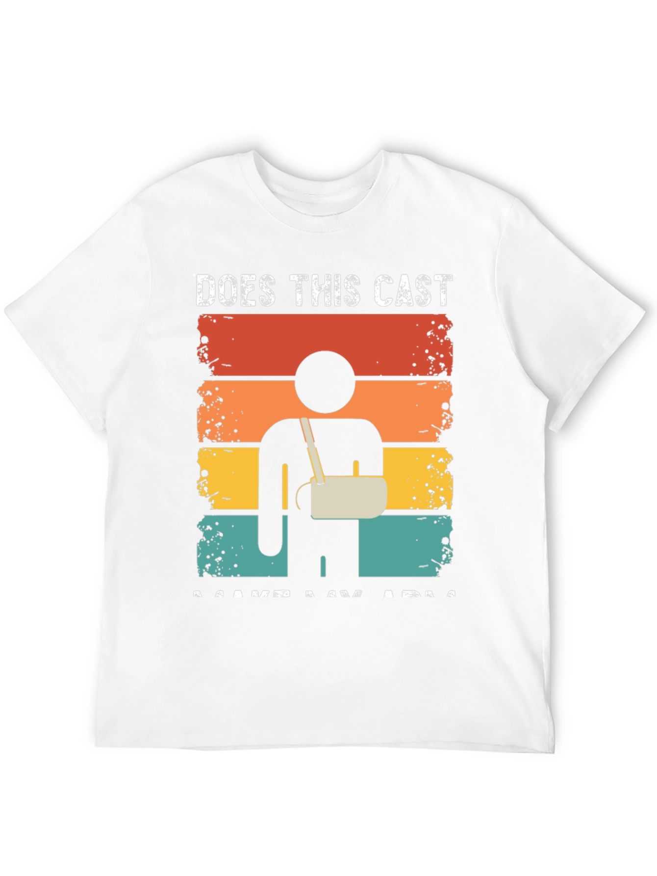 Funny Broken Arm Cast T-Shirt
