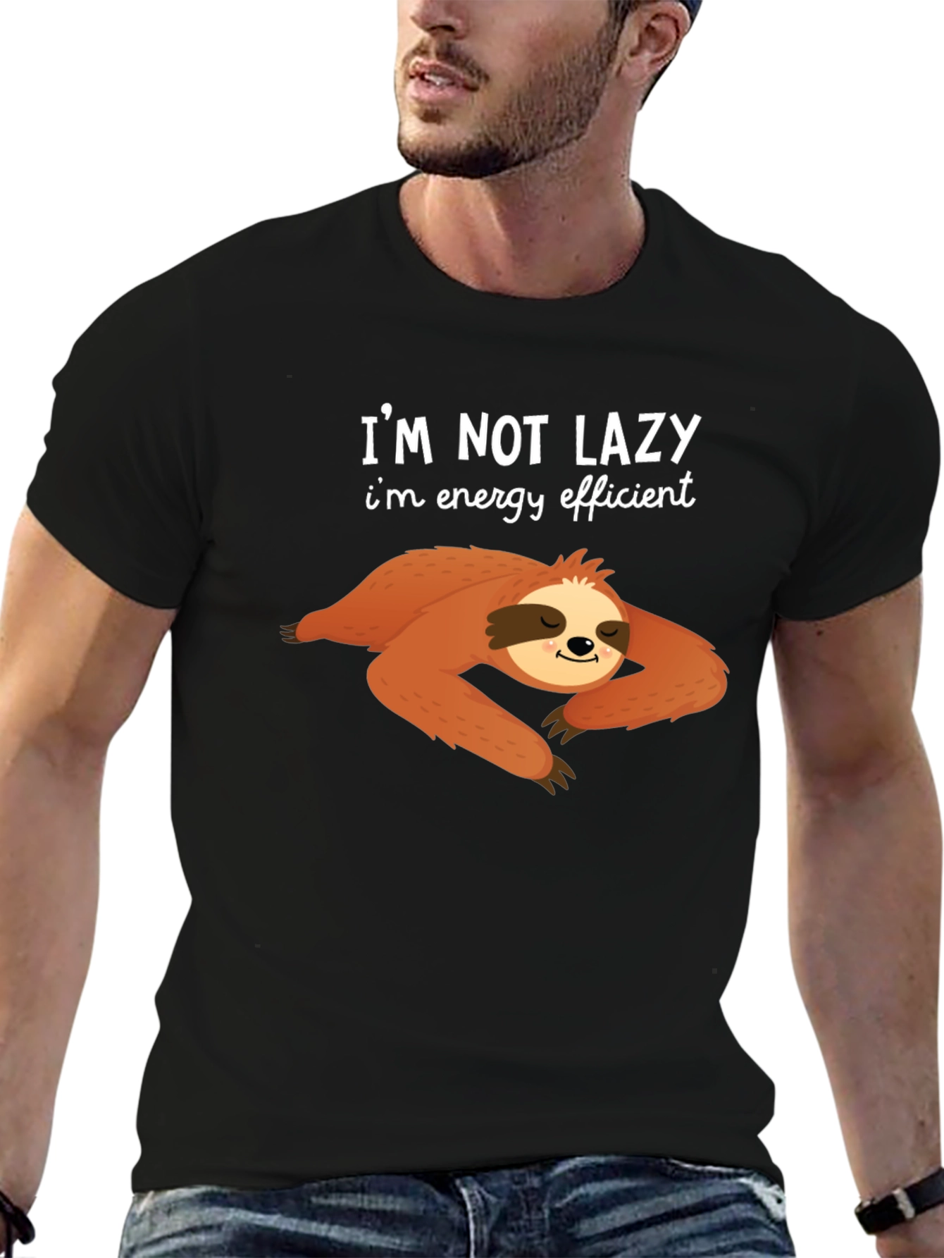Im Not Lazy T-Shirt - Sloth Design