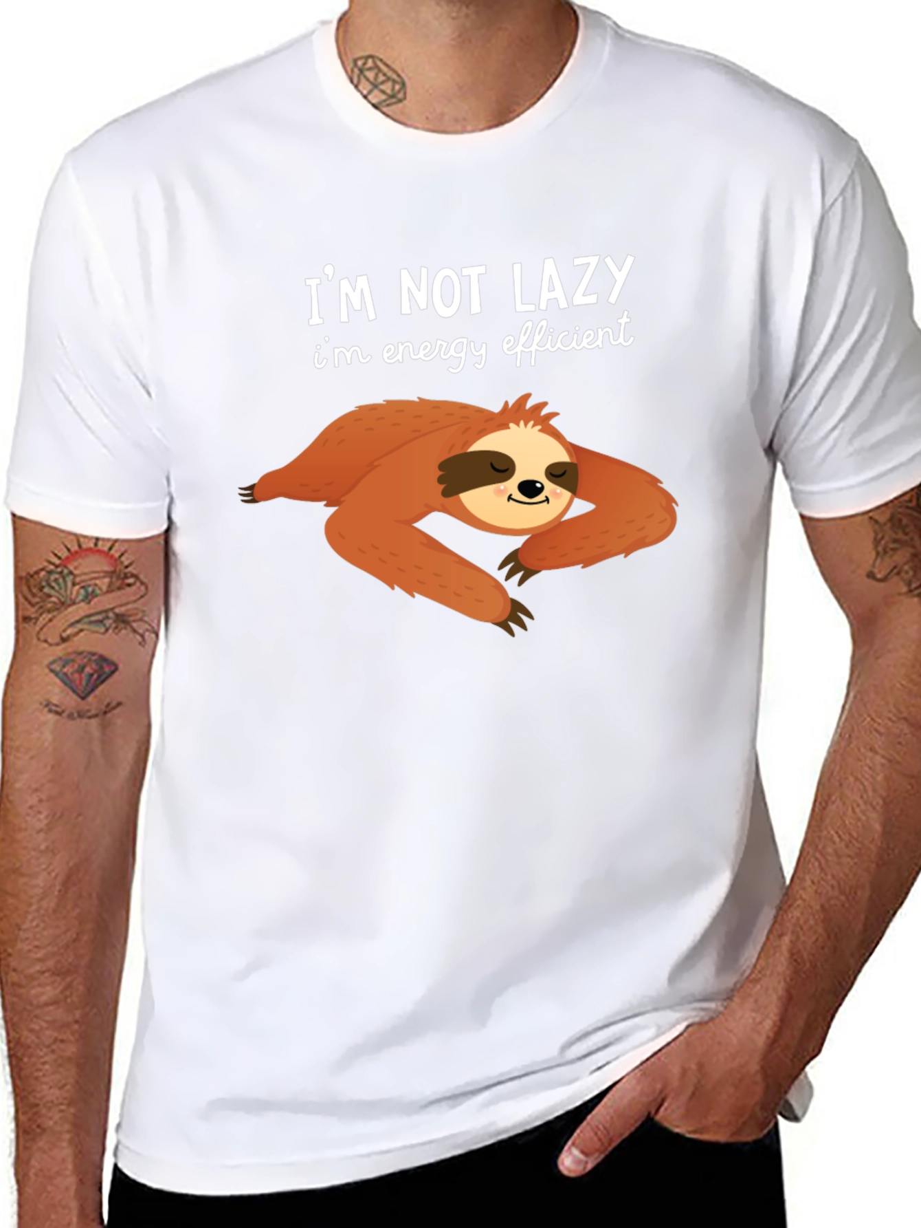 Im Not Lazy T-Shirt - Sloth Design