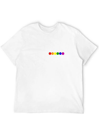 Rainbow Pride Dots Black T-Shirt