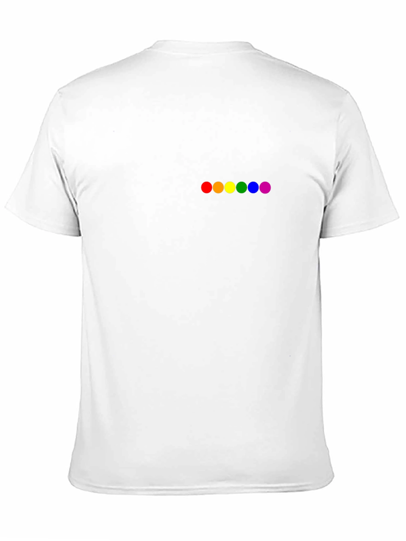 Rainbow Pride Dots Black T-Shirt